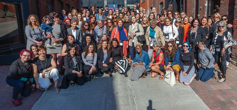 Full force: supporters launch BEAAtlantic at the RAIC Festival in Saint John in May.