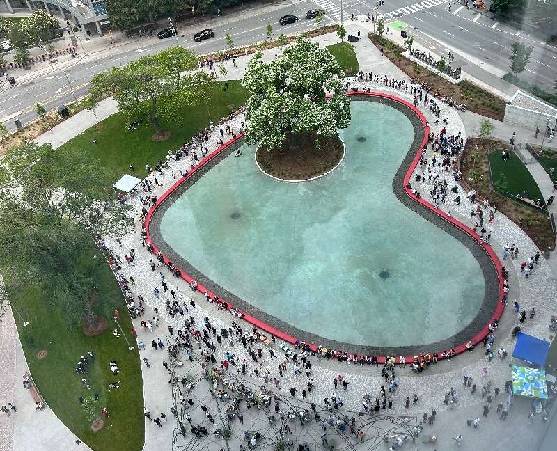 Love Park: A new lush urban oasis opens in downtown Toronto