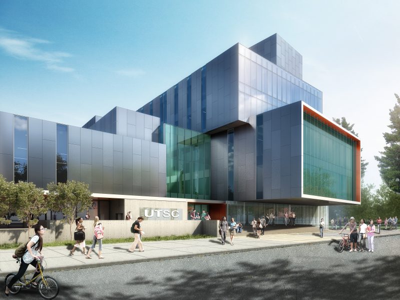 Construction begins on Highland Hall at the University of Toronto